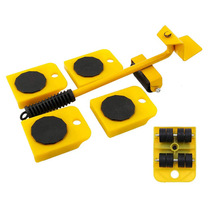 Furniture Moving Kit  Yellow For Upto 300 KG