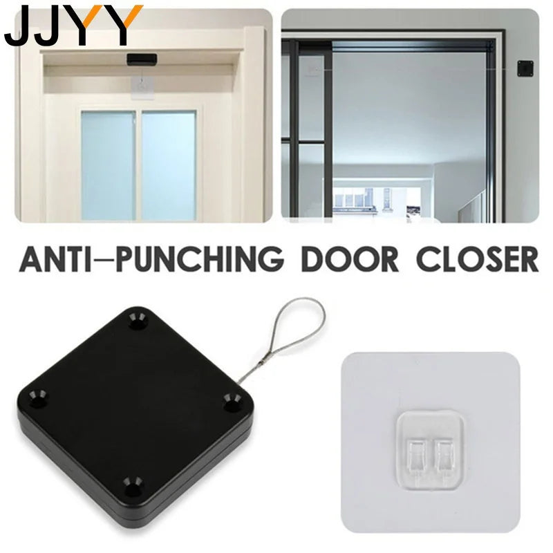 Punch Free High Quality 800 G Automatic Door Closer Black