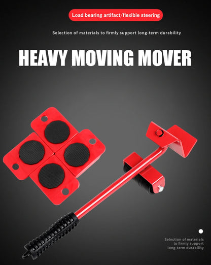 Furniture Moving Kit  Red For Upto 300 KG