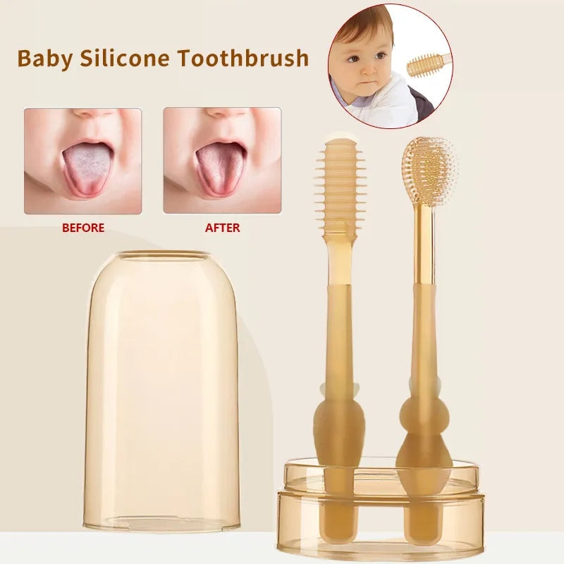 Baby mouth and Tounge Cleaning Soft Silicon Kit